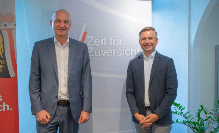Christian Dörfel und Wolfgang Hattmannsdorfer (Foto: OÖVP)