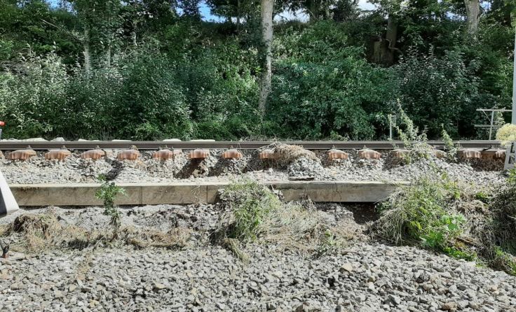 Unwetterschäden an der Almtalbahn (Foto: ÖBB/Enghuber)