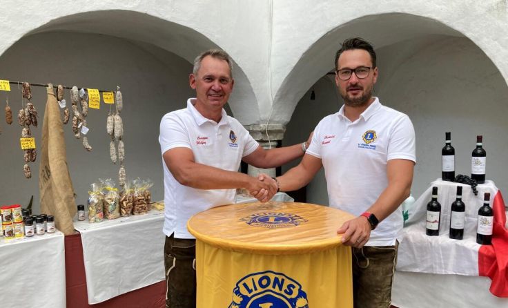 Christian Wilfing übergibt sein Amt an Harald Humpl junior (Foto: LC Pyhrn Priel)