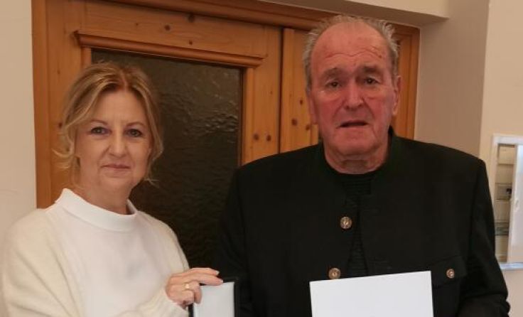 Erika Diensthuber und Wilhelm Plursch (Foto: Renate Schmidt)