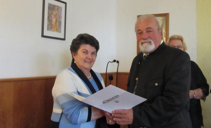 Valerie Stinglmair und Johann Ramsebner (Foto: SB Ried im Traunkreis)