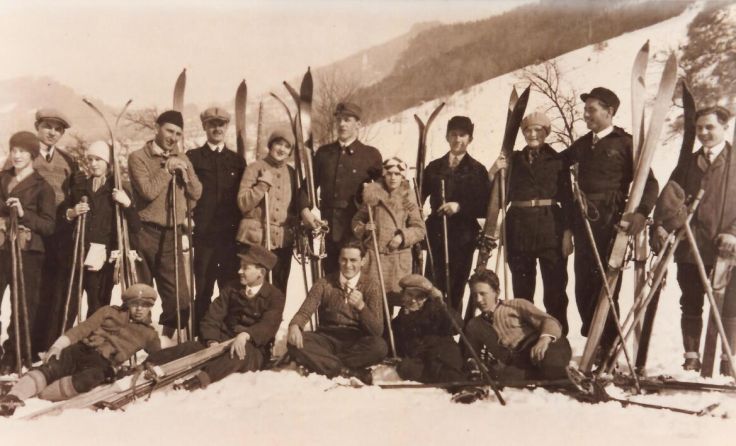Skifahren 1932 (Foto: ÖTB TV Micheldorf)