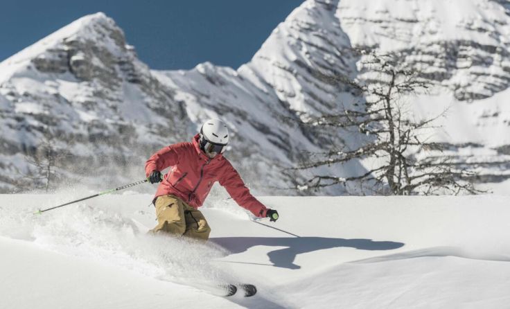Powder vom Feinsten auf der Wurzeralm (Foto: Oberösterreich Tourismus/Davis Lugmayr)