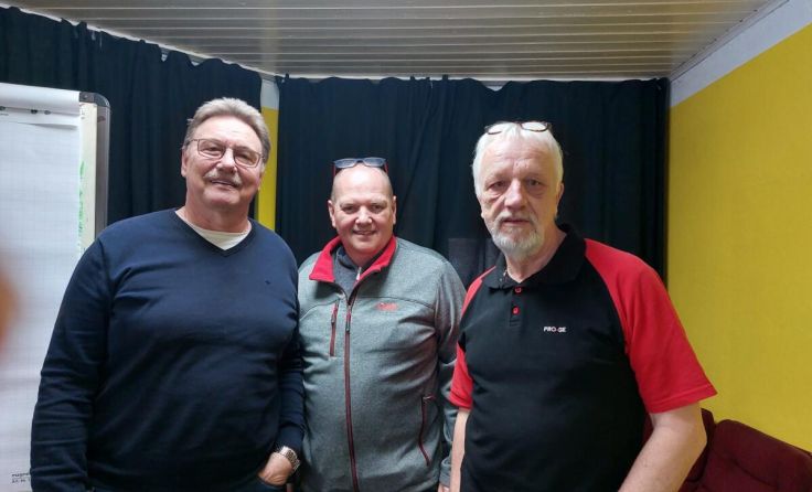 Erich Schwarz, Bernhard Riedler und Diethard Grammer (Foto: ÖGB Kirchdorf)