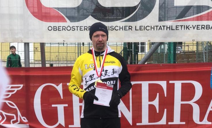 Alex Weiß (LG Kirchdorf) holte sich in der Klasse M45 die Goldmedaille. (Foto: David Weiß)