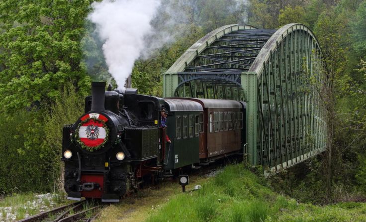 Infos und den Sommerfahrplan findet man unter www.steyrtalbahn.at (Foto: geh – Gerhard Hütmeyer)