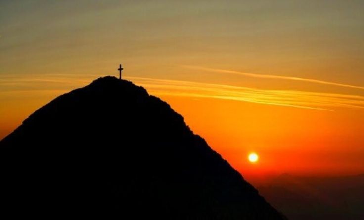 Großer Priel bei Sonnenuntergang (Foto: Erich Braunreiter)