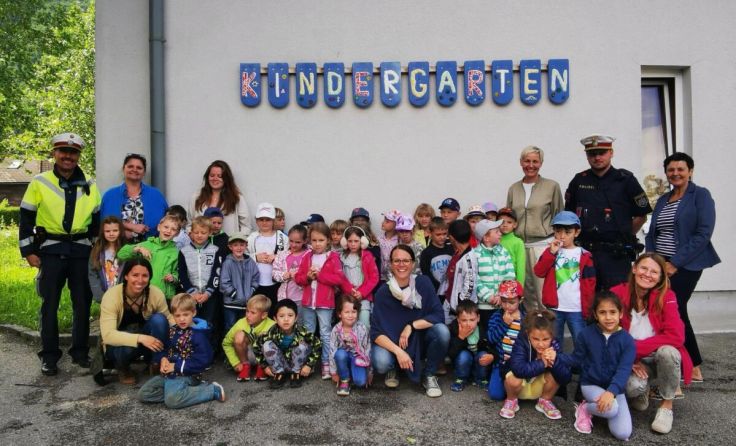 Die Schulanfänger des Mollner Kindergartens (Foto: KiGa Molln)