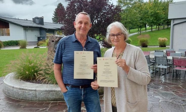 Christian Liebl und Gabriela Bachleitner (Foto: Gemeindebücherei Steinbach an der Steyr)