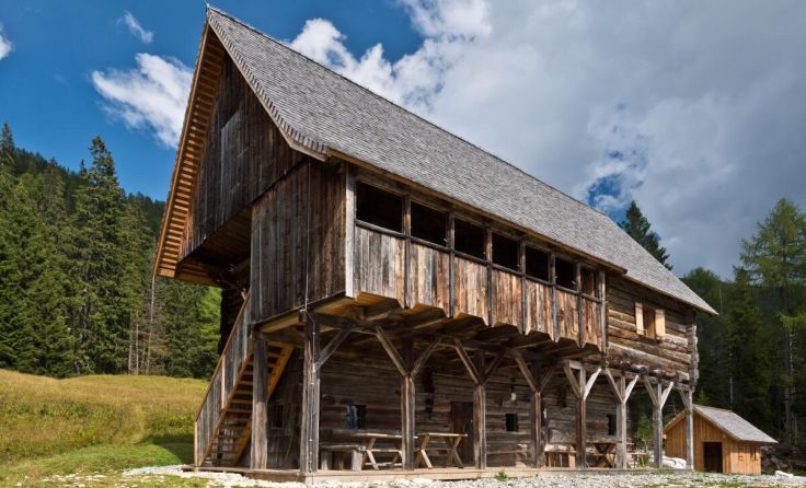Die Bärenriedlau Hütte (Foto: Bundesforste/Nationalparkbetrieb Kalkalpen)