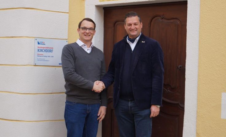 Andreas Schnörch und Michael Gruber (v.l.) (Foto: FPÖ Bezirk Kirchdorf)