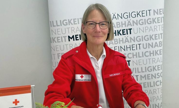 Gesundheits- und Sozialbegleiterin Bernardine Heckman (Foto: OÖRK / Bezirksstelle Kirchdorf)