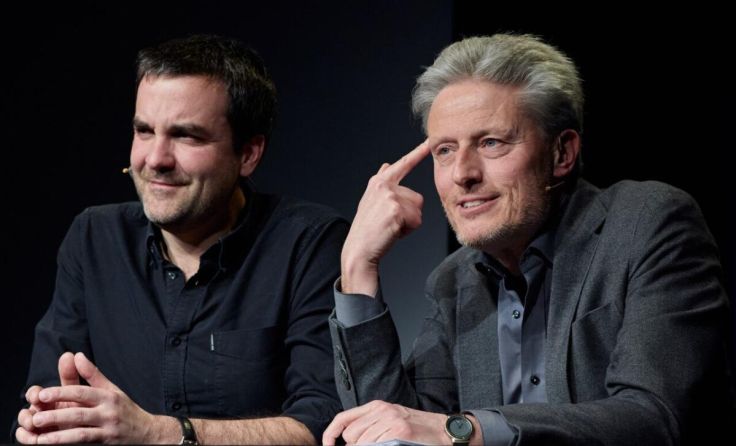 Florian Klenk (l.) und Florian Scheuba (Foto: Ernesto Gelles)