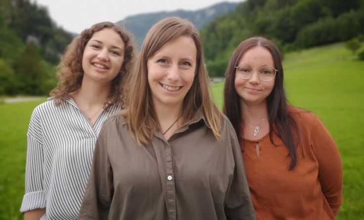 Theresa Priller, Maria Klausriegler und Stephanie Platzer (Foto: MV Breitenau)