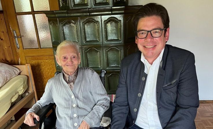 Maria Retschitzegger und Klaus Aitzetmüller (Foto: Gemeinde Hinterstoder)