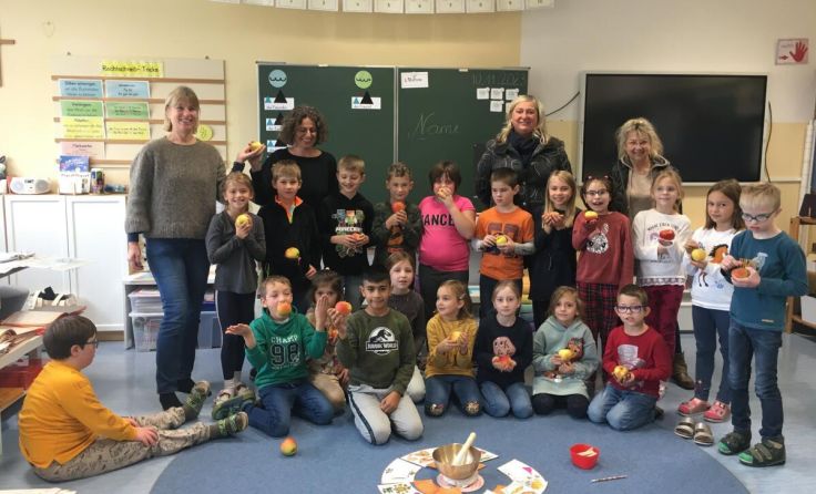 Zu Besuch in der Volksschule (Foto: Gesunde Gemeinde Steinbach/Steyr)