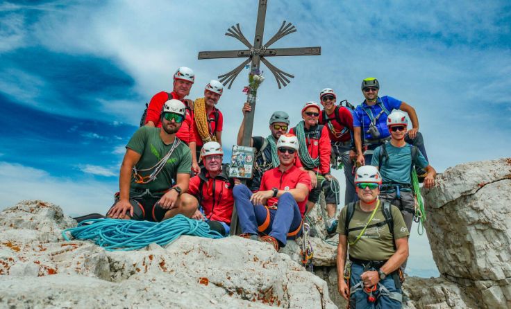Die Windischgarstner Bergretter auf Erkundungstour in den Dolomiten (Foto: David Pöchacker)