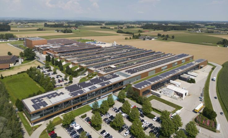 Die Produktionsfläche von Fronius in Sattledt (Foto: Fronius)