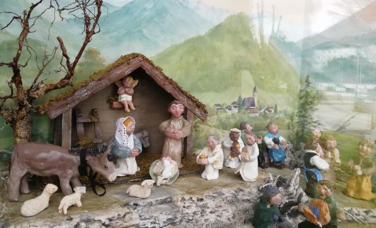 Ein Ausschnitt der Schützenkrippe (Foto: Ulrike Brunner)