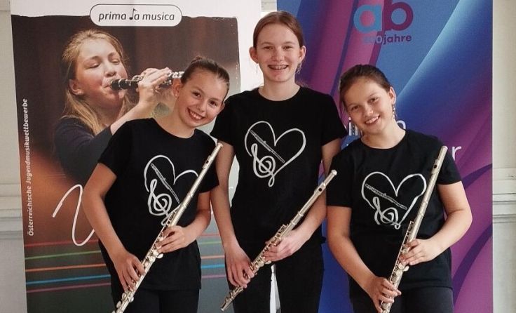 Das Querflötenensemble VaTheKA (Foto: Landesmusikschule Windischgarsten)