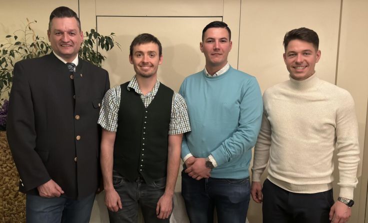 von links: LAbg. Michael Gruber, Mario Graml, Johannes Höller und Silvio Hemmelmayr (Foto: FPÖ)
