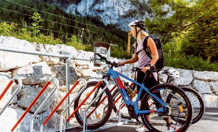 Bike & Hike Wechselstation am Gleinkersee (Foto: TVB Pyhrn-Priel/ Markus Kohlmayr)