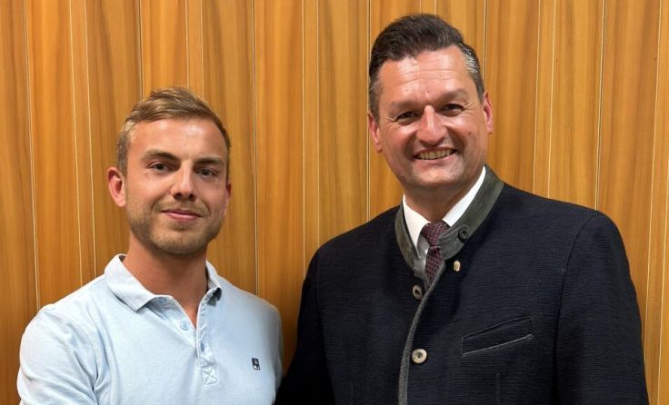 von links: Christian Raffetseder und LAbg. Michael Gruber (Foto: FPÖ)
