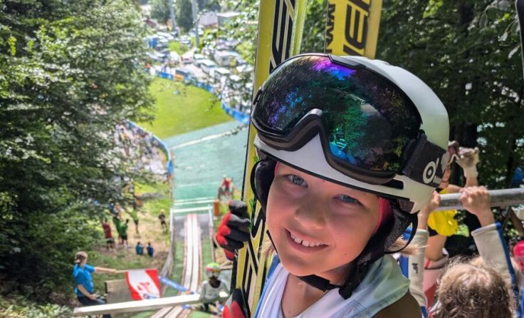 Überfliegerin Viktoria van der Heijden (Foto: privat)