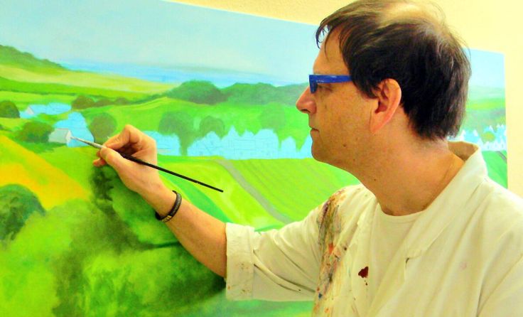Johannes Margreiter zu Gast beim BASV Molln (Foto: privat)