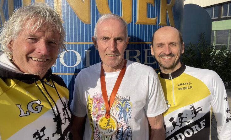 von links: Hans Hufnagl, Willi Bernecker und Roland Bachmair (Foto: LG Kirchdorf)