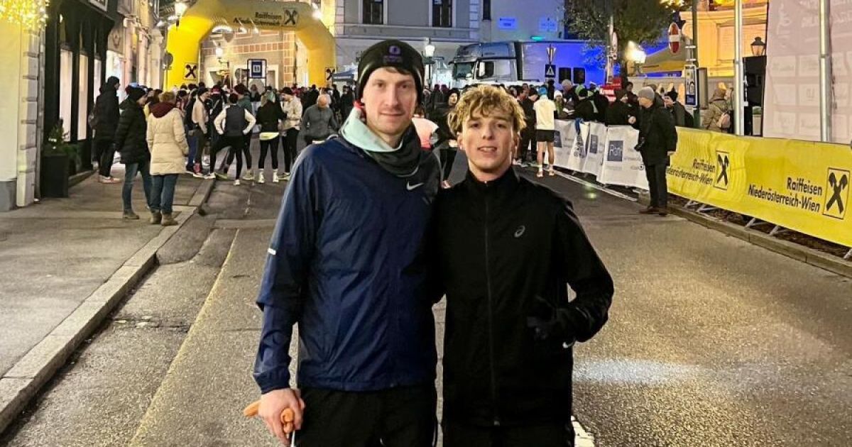 Lukas Helmberger glänzt mit Bestzeit im Elitefeld des Mödlinger Adventlaufs