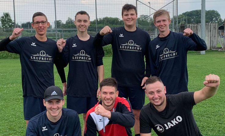 Die junge Faustball-Mannschaft. Foto: ASVÖ SC Höhnhart