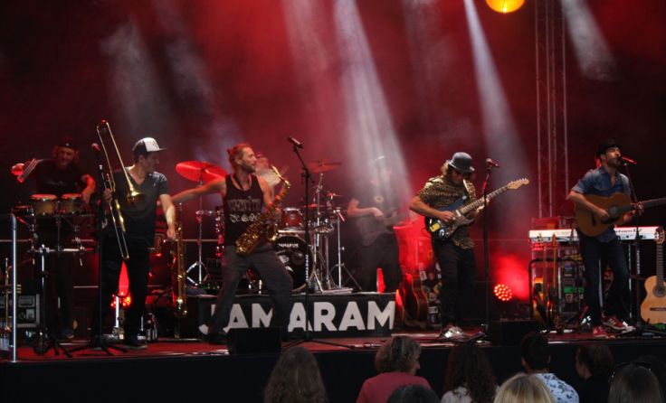 Jamaram heizten die Stimmung an. Foto: Kulturbüro