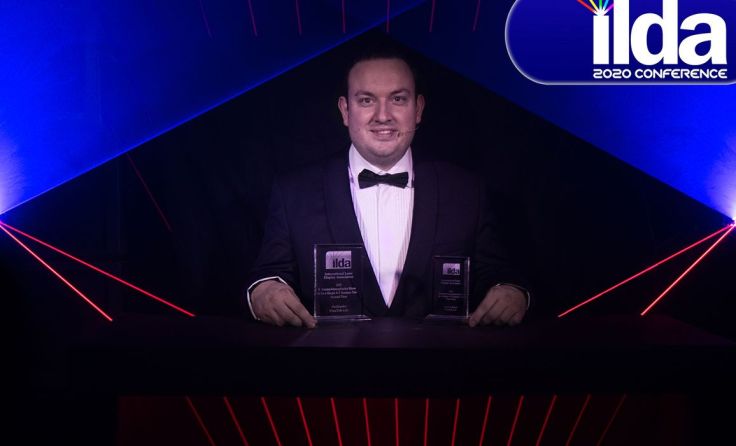 Markus Voggenberger aus Lochen war Showdesigner bei den ILDA-Awards. Foto: VisuTec