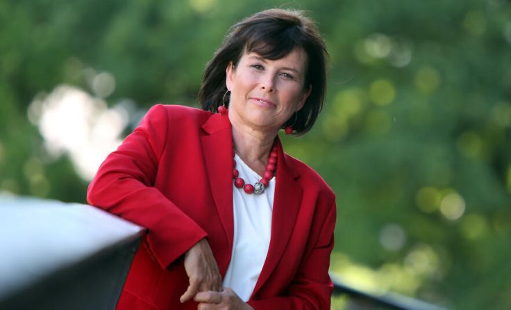 Birgit Gerstorfer (SPÖ) stellt sich den Fragen der Braunauer. (Foto: SPÖ)