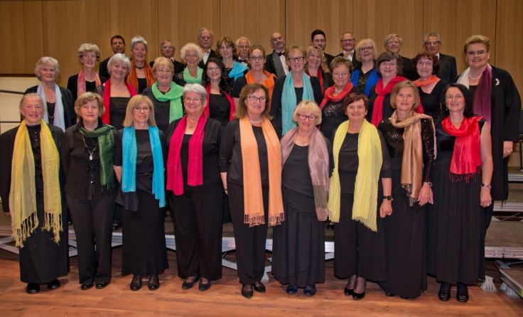 Die Mitglieder der Liedertafel Mattighofen starten wieder mit dem Proben. (Foto: Barbara Zimmermann)