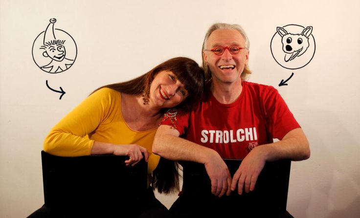 Gabriele und Thomas Ofenböck sind Kasperl und Strolchi. (Foto: Friedburger Puppenbühne)