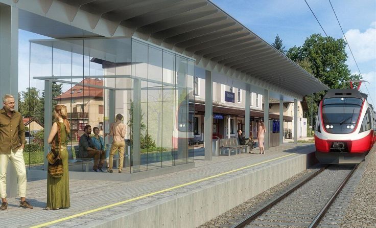 Die Bahnhöfe der Mattigtalbahn werden erneuert. (Foto: ÖBB_3D-Schmid)