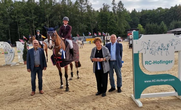 Eva Vejmelka konnte im Parcours überzeugen. (Foto: Privat)