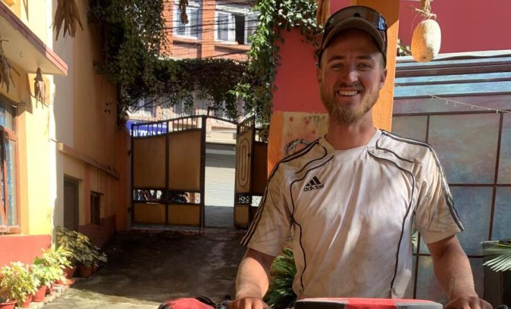 Marius Schachinger fuhr mit dem Rad nach Nepal. (Foto: Marius Schachinger)