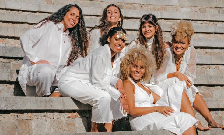 Die Musikerinnen von „Las Karamba“ kommen ins Gugg. (Foto: Johanna Pardo)