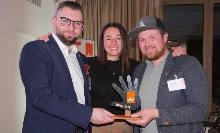 Marco Baccili (v. l.), Antoina Oberwimmer und Benedikt Pointner (Foto: Tips/Madl)
