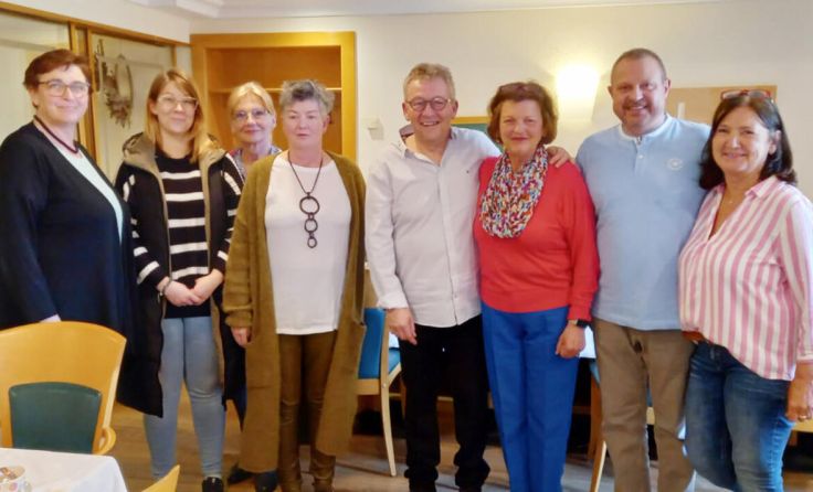 Das neue Vorstandsteam des Siedlervereins Altheim. (Foto: Vorich)