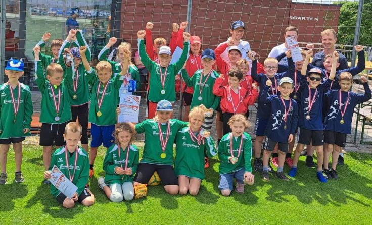 Höhnharts vier U-10 Teams waren erfolgreich. (Foto: ASVÖ SC Höhnhart)