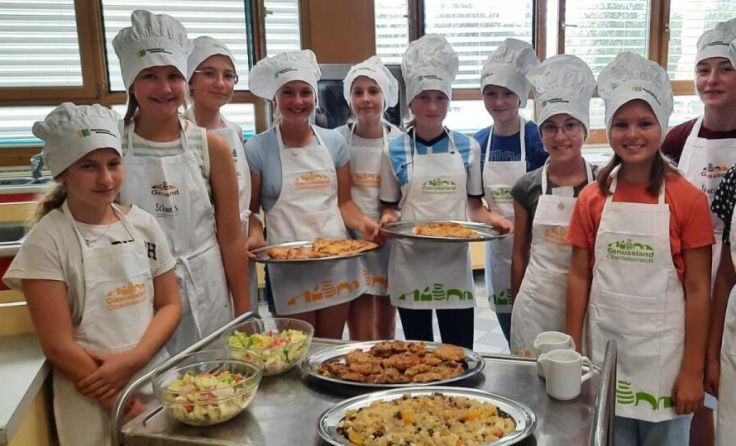 Beim Genusscamp wird unter anderem aufgekocht. (Foto: LFS Mauerkirchen)