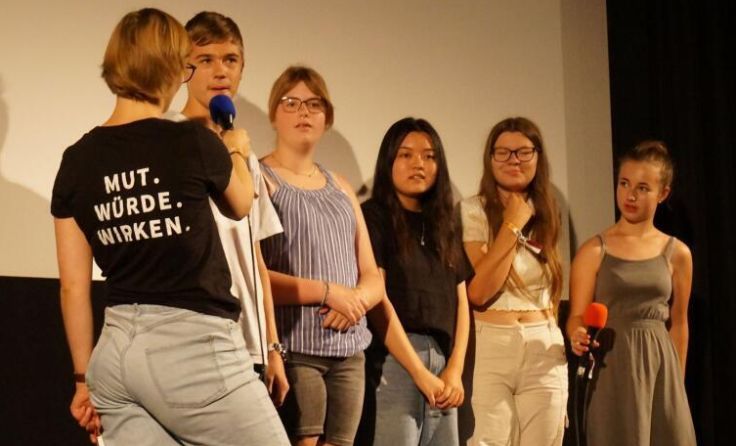 Schüler des BRG Braunau kamen mit ihrem Kurzfilm ins Finale. (Foto: Welthaus Linz)