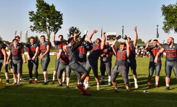 Die Wildcats gewannen gegen die Gießen Golden Dragons. (Foto: Kirchdorf Wildcats)