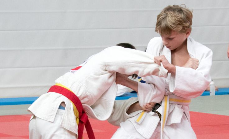 Die jungen Judokas bewiesen ihr Können. (Foto: Judo Union Burgkirchen Schwand)