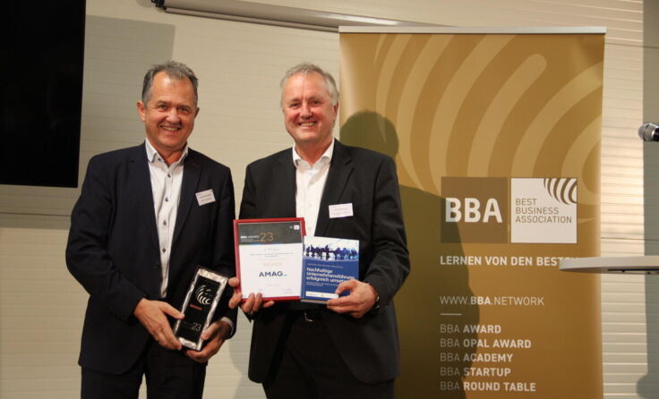 Beim Best Business Award holte sich die AMAG Bronze. (Foto: BBA e.V.)