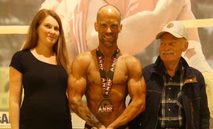 Martin Schopp nahm bei einem internationalen Bodybuilding-Wettbewerb teil. (Foto: Privat)